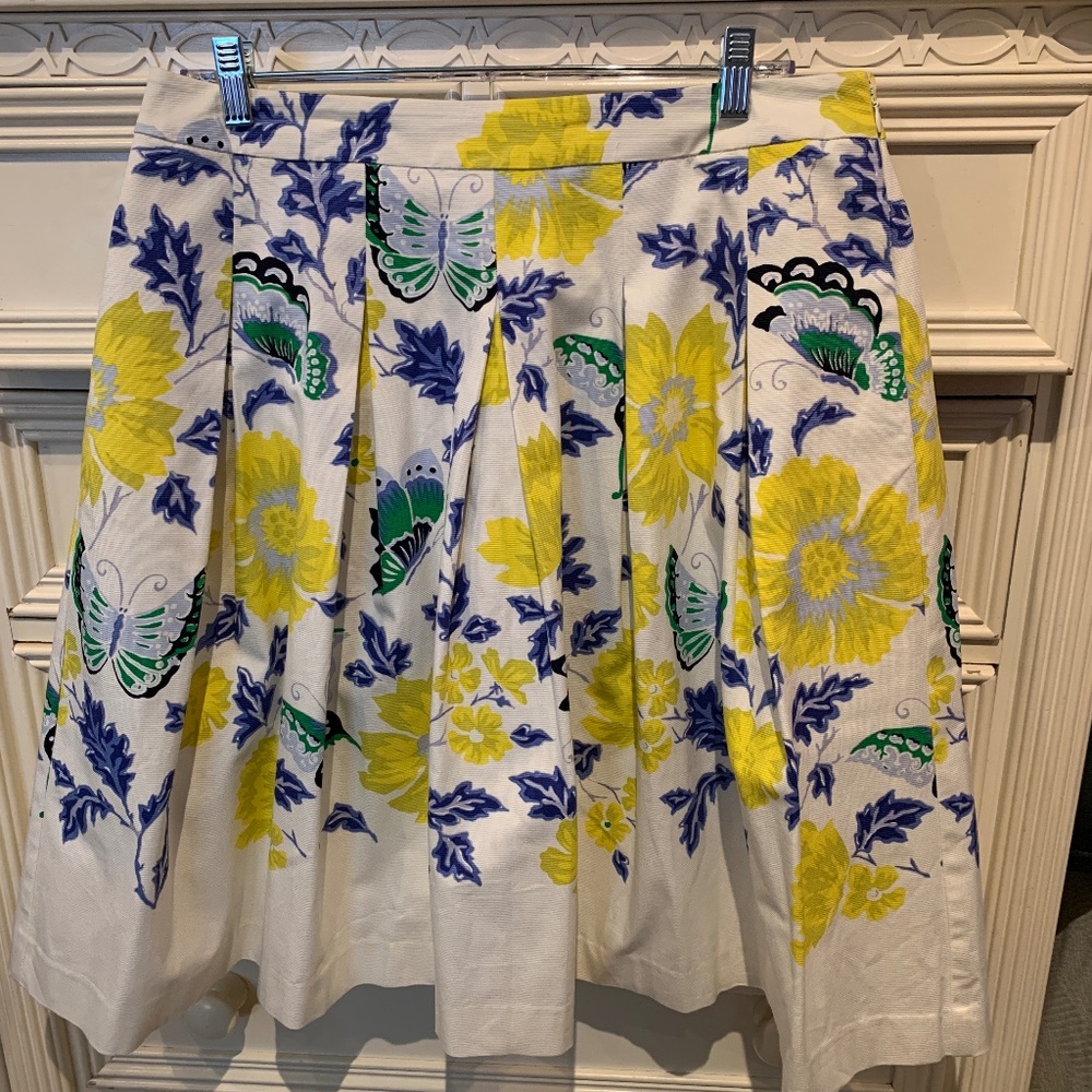 972 - RSVP by TALBOTS, Pleated Butterfly, Floral Skirt